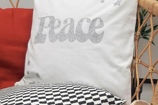 Housse de coussin peace